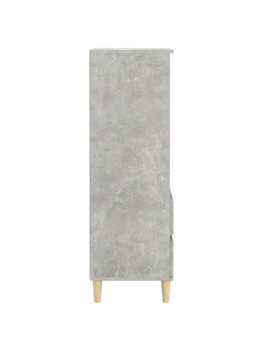 Augstais skapītis, betonpelēks, 40x36x110 cm, inženierijas koks