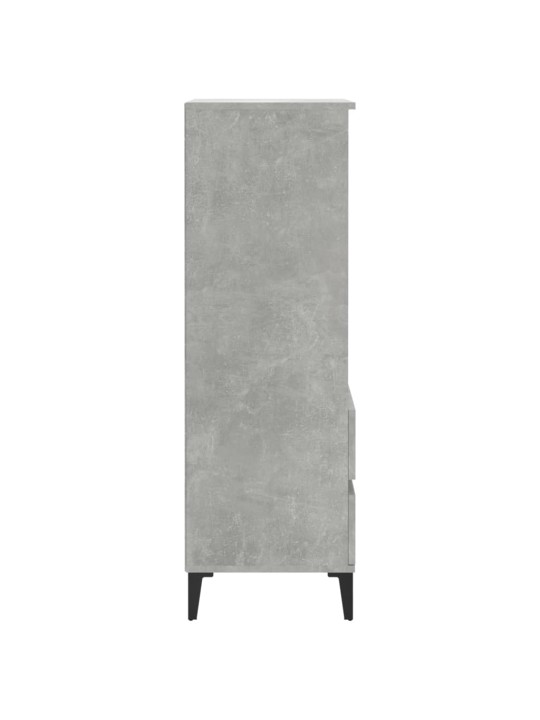 Augstais skapītis, betonpelēks, 40x36x110 cm, inženierijas koks