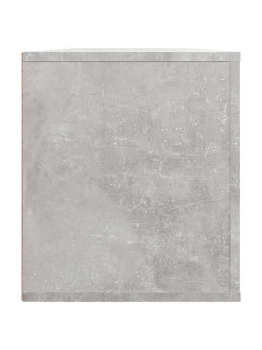 Tv skapītis, betona pelēks, 100x35x40 cm, inženierijas koks