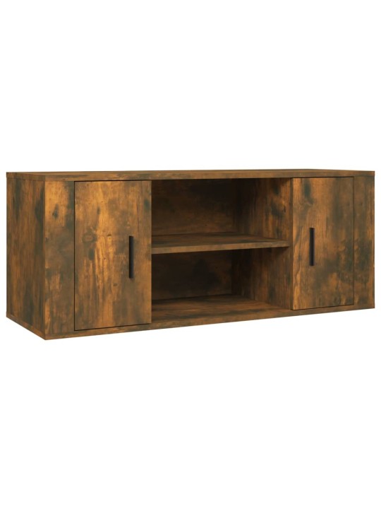 Tv skapītis, ozolkoka krāsa, 100x35x40 cm, inženierijas koks