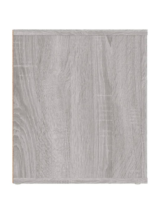 Tv skapītis, pelēka ozolkoka, 100x35x40 cm, inženierijas koks