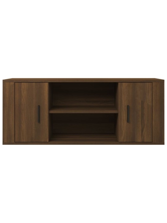 Tv skapītis, ozolkoka krāsa, 100x35x40 cm, inženierijas koks