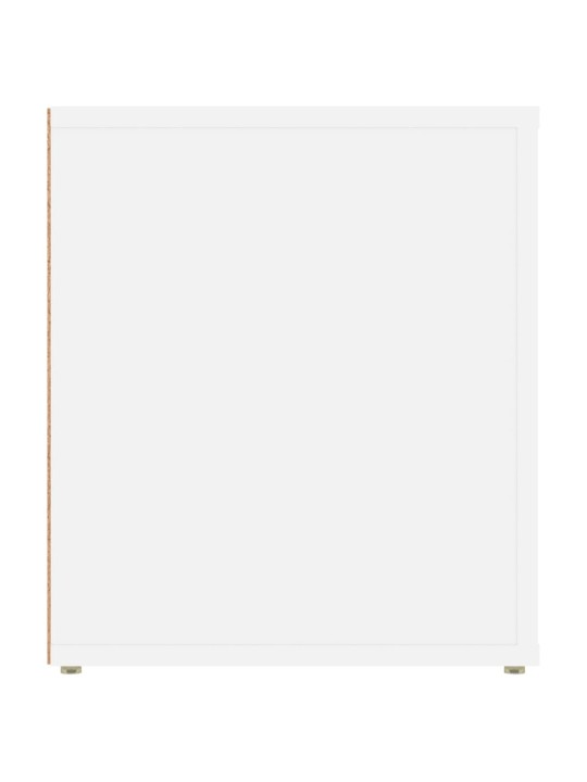 Tv skapītis, balts, 100x35x40 cm, inženierijas koks