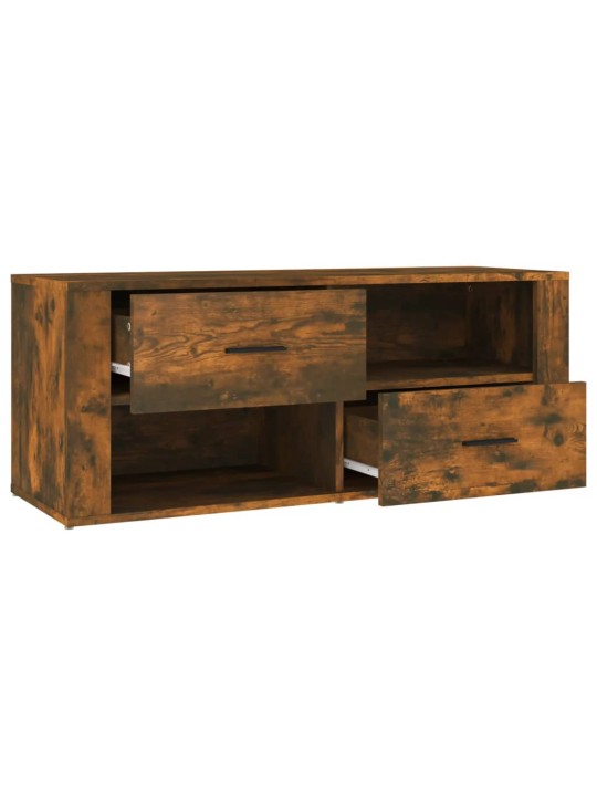 Tv skapītis, ozolkoka krāsa, 100x35x40 cm, inženierijas koks