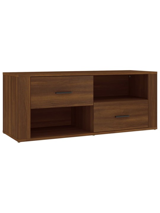 Tv skapītis, ozolkoka krāsa, 100x35x40 cm, inženierijas koks