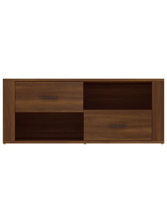 Tv skapītis, ozolkoka krāsa, 100x35x40 cm, inženierijas koks
