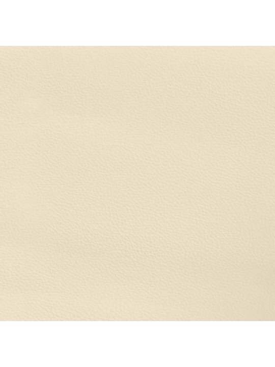Gultas rāmis, krēmkrāsas, 100x200 cm, mākslīgā āda