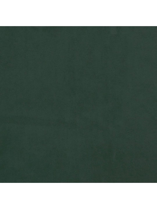 Gultas rāmis bez matrača, tumši zaļš samts, 90x200 cm
