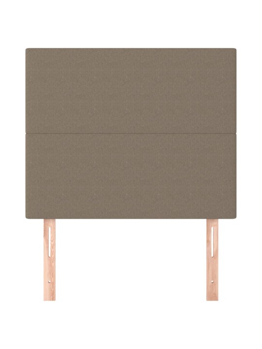 Gultas galvgaļi, 2 gab., 80x5x78/88 cm, pelēkbrūns audums