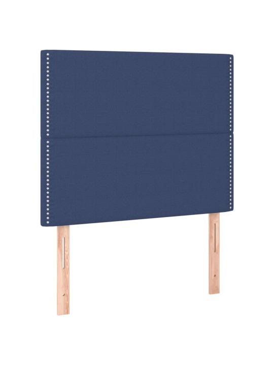 Gultas galvgaļi, 2 gab., 80x5x78/88 cm, zils audums