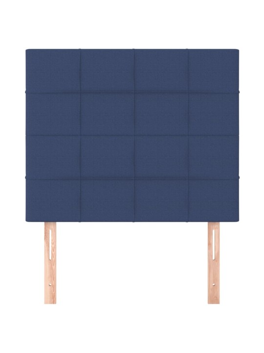 Gultas galvgaļi, 2 gab., 100x5x78/88 cm, zils audums