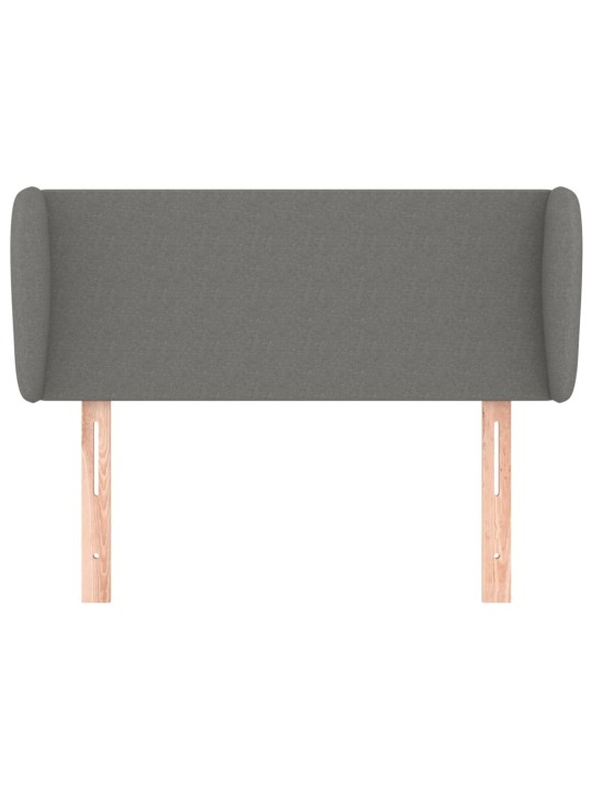 Galvgalis ar malām, 83x23x78/88 cm, tumši pelēks audums