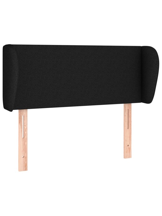 Galvgalis ar malām, 93x23x78/88 cm, melns audums
