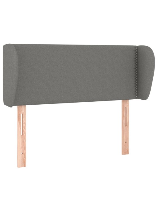 Galvgalis ar malām, 83x23x78/88 cm, tumši pelēks audums