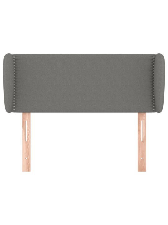 Galvgalis ar malām, 83x23x78/88 cm, tumši pelēks audums