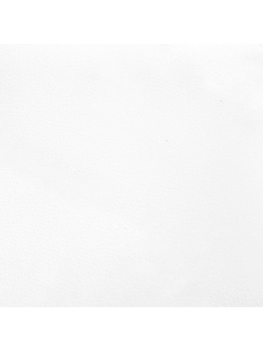 Galvgalis ar malām, 103x23x78/88 cm, balta mākslīgā āda