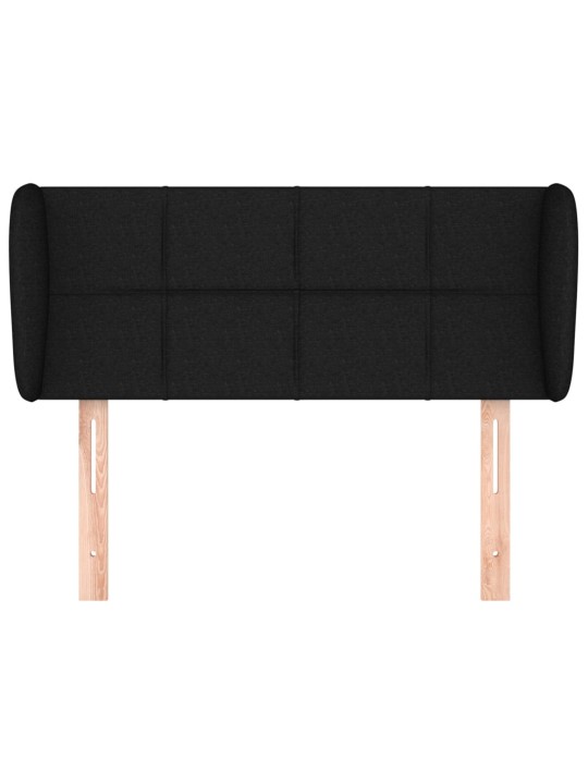 Galvgalis ar malām, 93x23x78/88 cm, melns audums