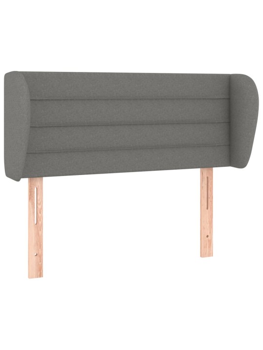 Galvgalis ar malām, 83x23x78/88 cm, tumši pelēks audums