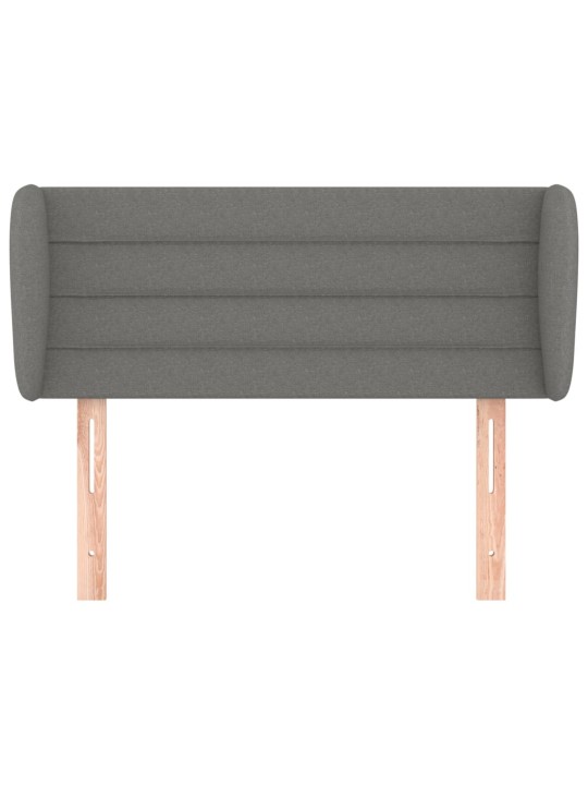 Galvgalis ar malām, 83x23x78/88 cm, tumši pelēks audums