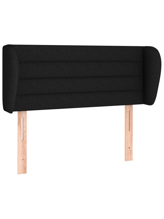 Galvgalis ar malām, 103x23x78/88 cm, melns audums