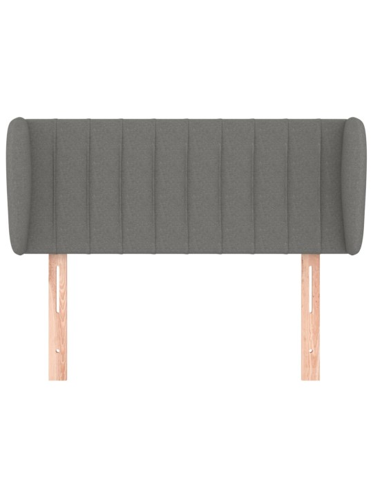 Galvgalis ar malām, 93x23x78/88 cm, tumši pelēks audums