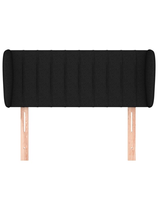 Galvgalis ar malām, 93x23x78/88 cm, melns audums