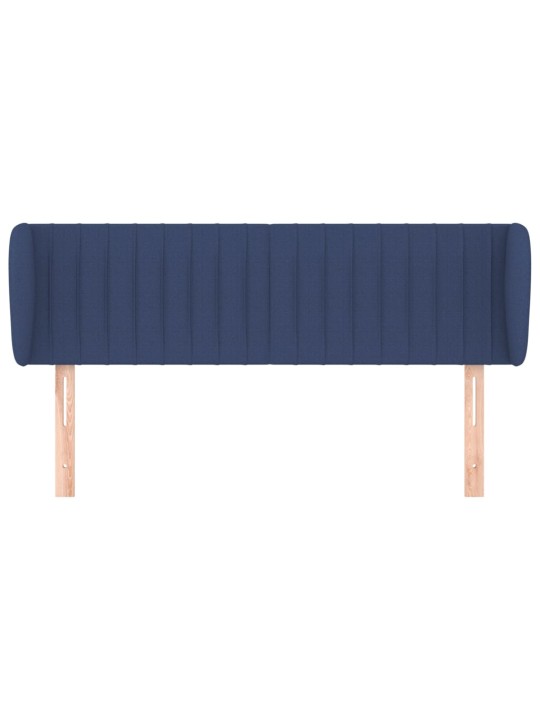 Galvgalis ar malām, 147x23x78/88 cm, zils audums