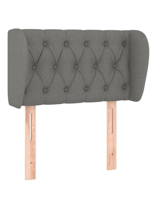 Galvgalis ar malām, 83x23x78/88 cm, tumši pelēks audums