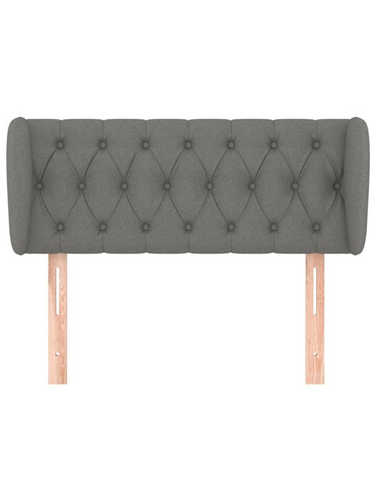 Galvgalis ar malām, 93x23x78/88 cm, tumši pelēks audums