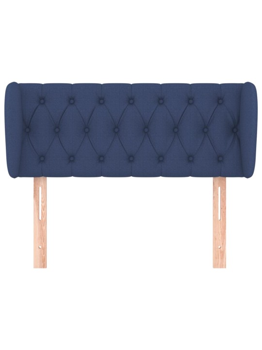 Galvgalis ar malām, 93x23x78/88 cm, zils audums