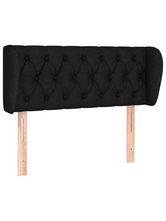 Galvgalis ar malām, 103x23x78/88 cm, melns audums