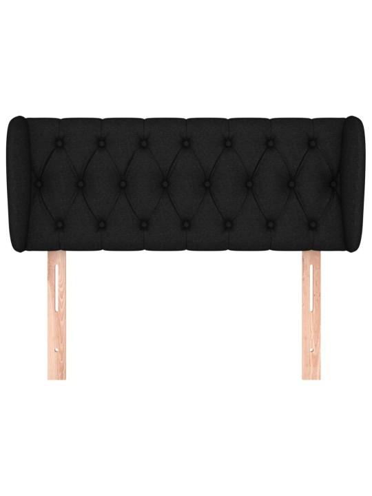 Galvgalis ar malām, 103x23x78/88 cm, melns audums