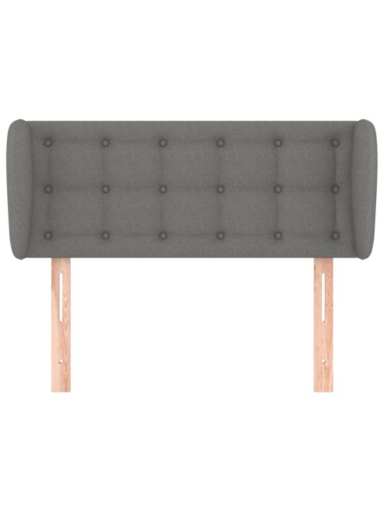 Galvgalis ar malām, 83x23x78/88 cm, tumši pelēks audums