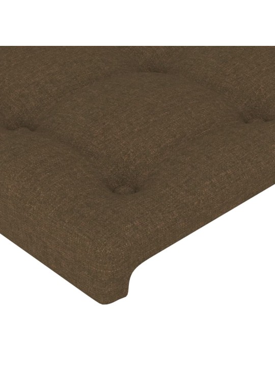 Galvgalis ar malām, 83 x 23 x 78/88 cm, tumši brūns audums