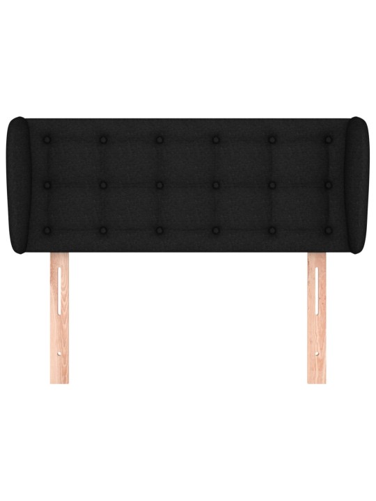 Galvgalis ar malām, 103x23x78/88 cm, melns audums