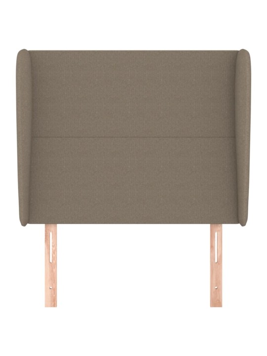 Galvgalis ar malām, 83x23x118/128 cm, pelēkbrūns audums