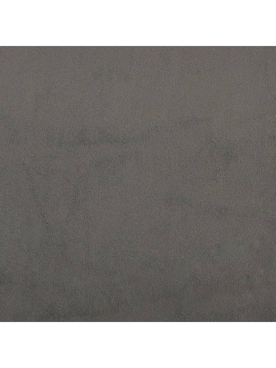 Galvgalis ar malām, 103x23x118/128 cm, tumši pelēks samts