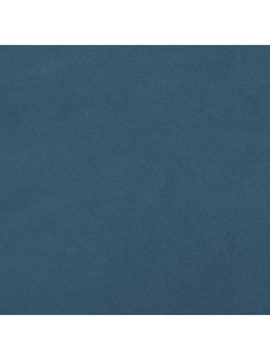 Galvgalis ar malām, 103x23x118/128 cm, tumši zils samts