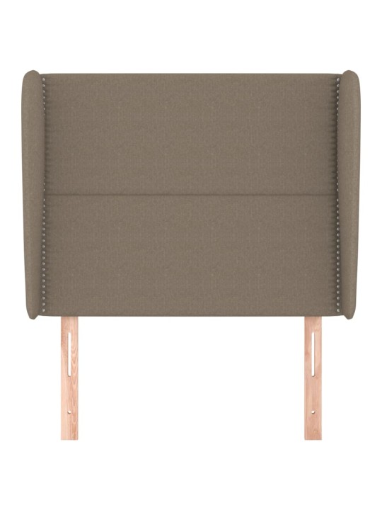 Galvgalis ar malām, 83x23x118/128 cm, pelēkbrūns audums