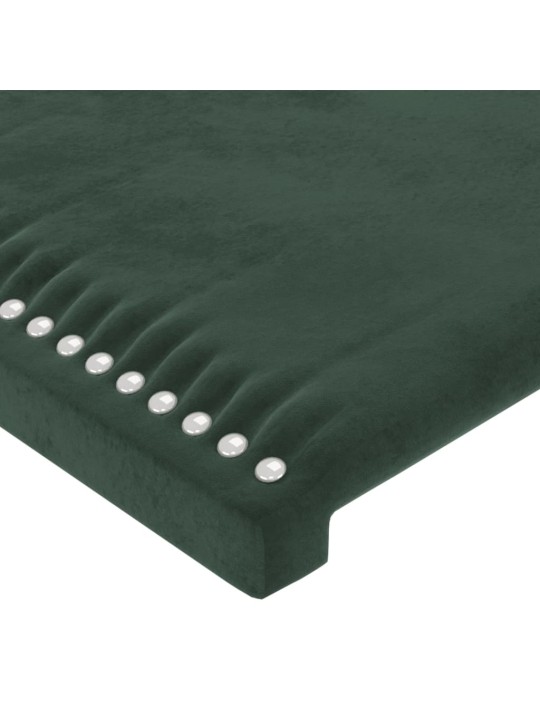 Galvgalis ar malām, 83x23x118/128 cm, tumši zaļš samts