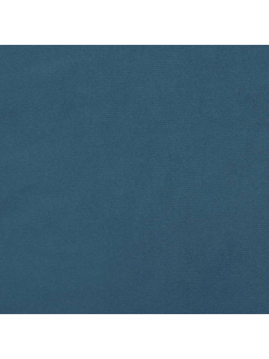 Galvgalis ar malām, 147x23x118/128 cm, tumši zils samts