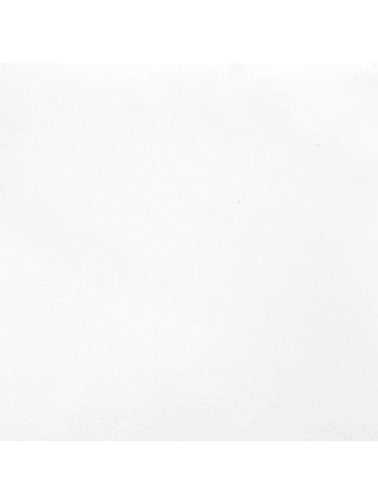 Galvgalis ar malām, 147x23x118/128 cm, balta mākslīgā āda