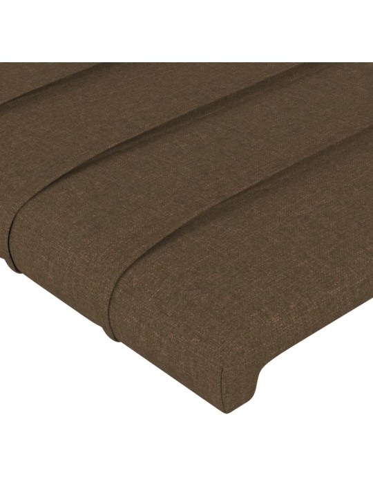 Galvgalis ar malām, 103x23x118/128 cm, tumši brūns audums