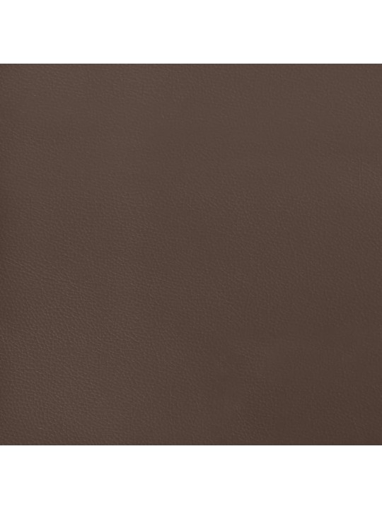 Galvgalis ar malām, 103x23x118/128 cm, tumši brūns audums