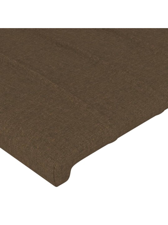 Galvgalis ar malām, 103x23x118/128 cm, tumši brūns audums