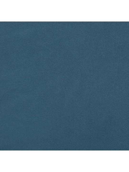 Galvgalis ar malām, 103x23x118/128 cm, tumši zils samts