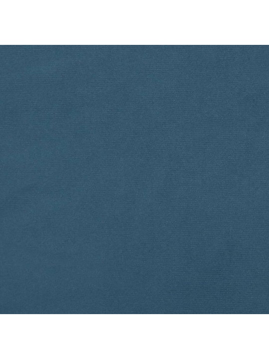 Galvgalis ar malām, 103x23x118/128 cm, tumši zils samts