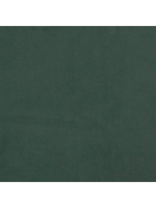 Galvgalis ar malām, 183x23x118/128 cm, tumši zaļš samts