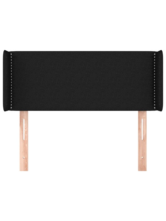 Galvgalis ar malām, 103x16x78/88 cm, melns audums