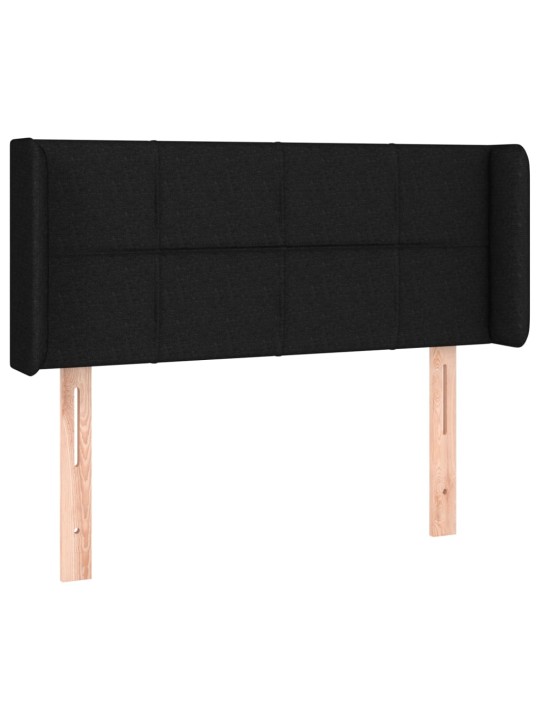 Galvgalis ar malām, 103x16x78/88 cm, melns audums